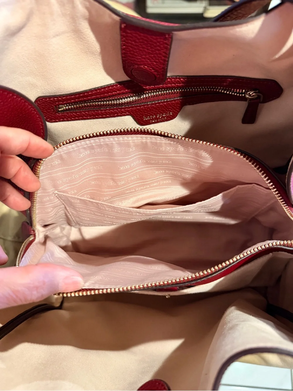 Kate Spade Knott Large Pebbled Leather Shoulder Bag